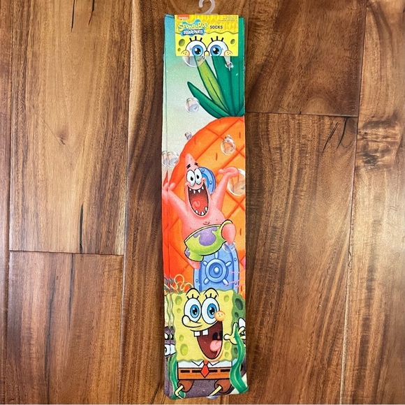 Nickelodeon Other - New SpongeBob Square Pants Socks 2-Pairs Patrick Star Pineapple Adult Size 6-12.